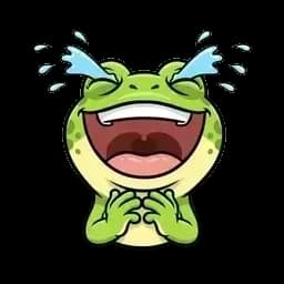 AI-generated Cartoon emote (KEKW) for Twitch, Discord & 7TV